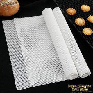 [Vận chuyển nhanh] Tấm lưới hấp CORESSPACE 1 chiếc, Phụ kiện nhà bếp Lò nướng Tấm khử nước có thể tái sử dụng, Máy sấy trái cây thực phẩm chống dính bằng silicon Thảm nướng bánh