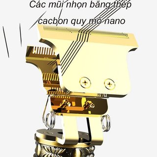 Máy cạo râu không dây Máy cạo râu 2 trong 1 Màn hình LCD có thể sạc lại Lưỡi thép không gỉ