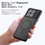 Vỏ điện thoại từ tính màu đen mờ tương thích cho Xiaomi Redmi K70E K70 Pro Poco X6 Pro 5G Vỏ bọc túi khí góc chống rơi