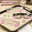 2 Khung Kính Thiết Kế Blush Cho Cosplay, Chụp Ảnh Và Mặc Hàng Ngày, Kính Mắt Anime Nhựa Nhẹ, Tùy Chọn Đen / Trong Suốt
