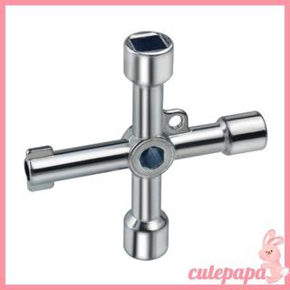 Cutep Portable Crossing Key Cờ lê Bộ cho tủ điều khiển đồng hồ nước Bộ khẩn cấp