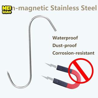 MeiShao 20 móc inox hình chữ S treo thịt, xúc xích, lạp xưởng BBQ tiện dụng