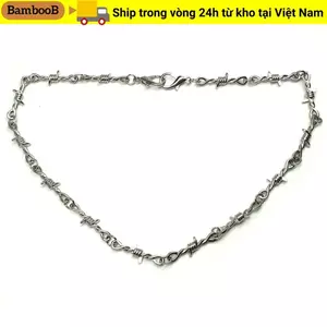 Dây Xích Eo Dài BAMBOOB, Dây Xích Quần Kim Loại Grunge Goth, Thời Trang Hip Hop Gai Dây Punk Vòng Cổ Quà Tặng