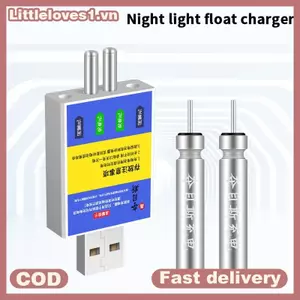 Littleloves1 Phao CR425 USB Sạc Phụ Kiện Câu Cá Một Mảnh Đồ Bơi Câu Cá Báo Động Cắn Chỉ Báo VN