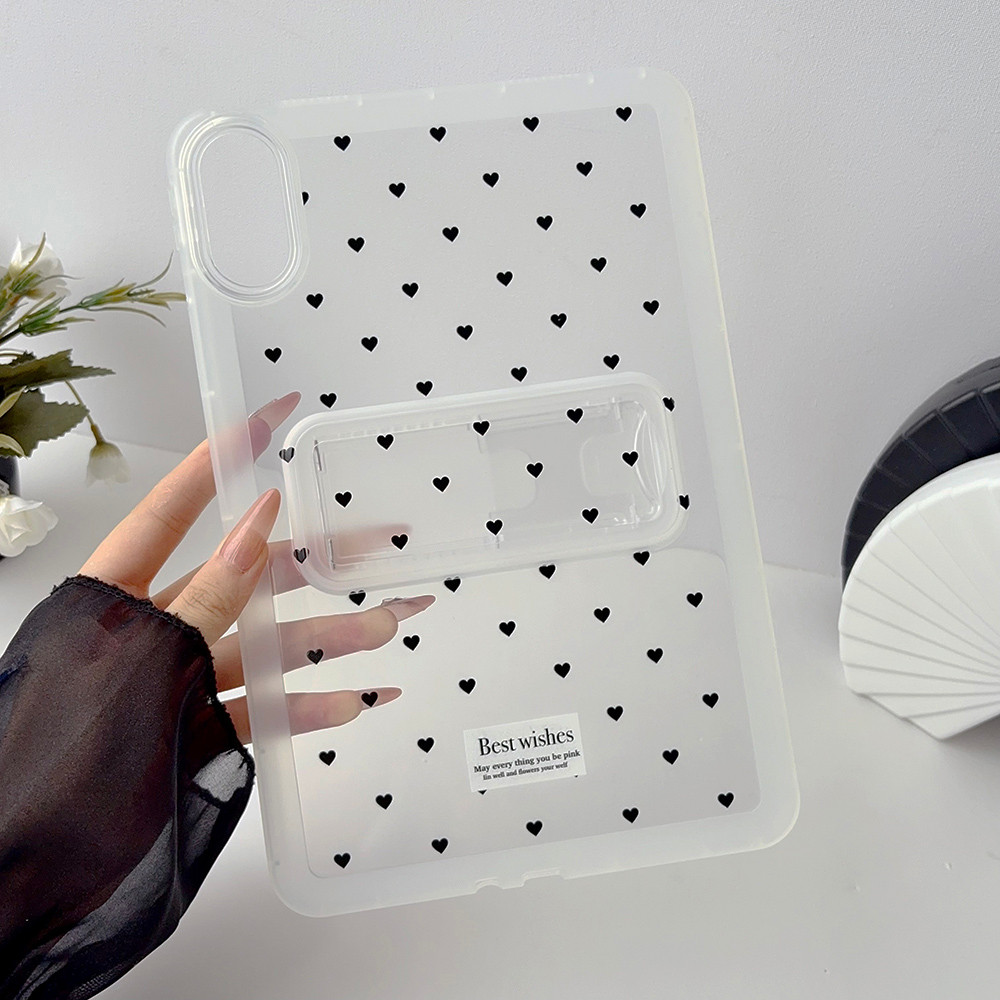 Vỏ Mềm CoverTransparent Stand Case Cho Redmi Pad SE 8.7 11 Pad 2 11 "9.7" Pro Pro2 12.1 K Pad Pad2 Bao Da Thân Thiện Với Da Chân Đế Có Thể Gập Lại
