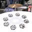 toyuvn Funien Hi Hat Tambourine Đính kèm Hiệu ứng tức thì Mở rộng âm thanh linh hoạt Cấu trúc chắc chắn với 8 cặp thép không gỉ leng keng cho mũ Crashes Rides Stacks