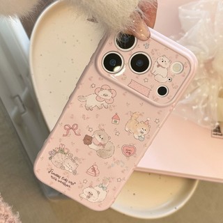 [Sheren] Ốp Điện Thoại Mèo Lười Mềm Dễ Thương Thích Hợp Cho i17 16 15 14 13 12 11 pro max Vỏ Bảo Vệ Chống Sốc