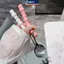 MAKY Ngọc Trai Tay Cầm Thìa Inox Khuấy Thìa Kem Bánh Món Tráng Miệng Thìa Thanh Phụ Kiện Nhà Bếp Đảng Dao Kéo Tiện Ích VN