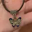 AqToCna Y2K Vintage Bướm Mặt Dây Chuyền Choker Thời Trang Cá Tính Da PU Dây Nelace Trang Sức Quà Tặng AqToCna