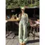 Áo liền quần Denim giặt cổ điển dành cho nữ mùa hè 2026 Phong cách mới Áo liền quần ống rộng dáng rộng dáng rộng đơn giản