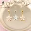 Tinh Tế Zircon Thép Không Gỉ Cơ Thể Trang Sức Hoa Bụng Nút Nhẫn Dangling Piercings Phụ Kiện Dễ Thương Goth Nữ Gợi Cảm Rốn Xuyên Mới
