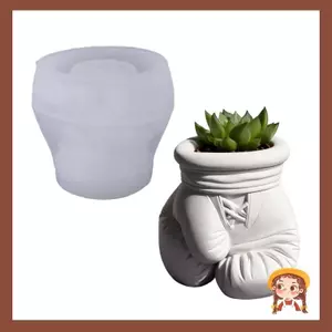 Li Có Thể Tái Sử Dụng Găng Tay Đấm Bốc Hình Khuôn Silicon Cho Nhựa Bê Tông Trồng Hoa Nhà Giọng Trang Sức Hộp Đựng