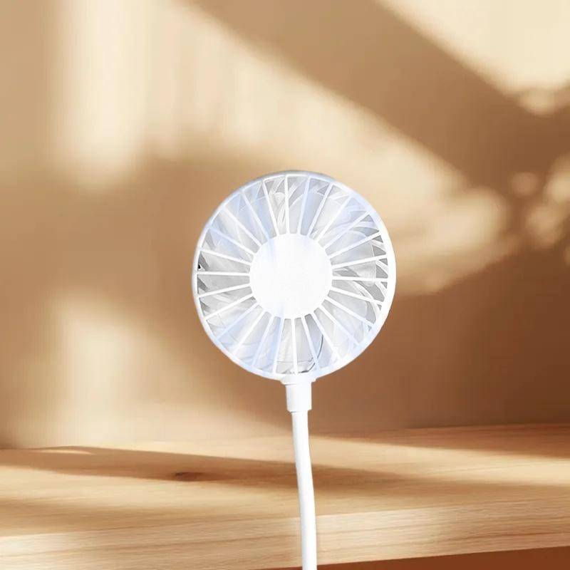 [Fernweh] Quạt cắm Mini không dây làm mát im lặng 1 chiếc Quạt cầm tay có thể sạc lại USB dài mùa hè [MỚI]