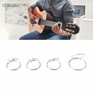 Toyuvn Ngón Trỏ Phím Chống Trầy Xước Loại Cuộn Dây Nhẹ Guitar Miếng Gảy Bộ Dây Nhạc Cụ