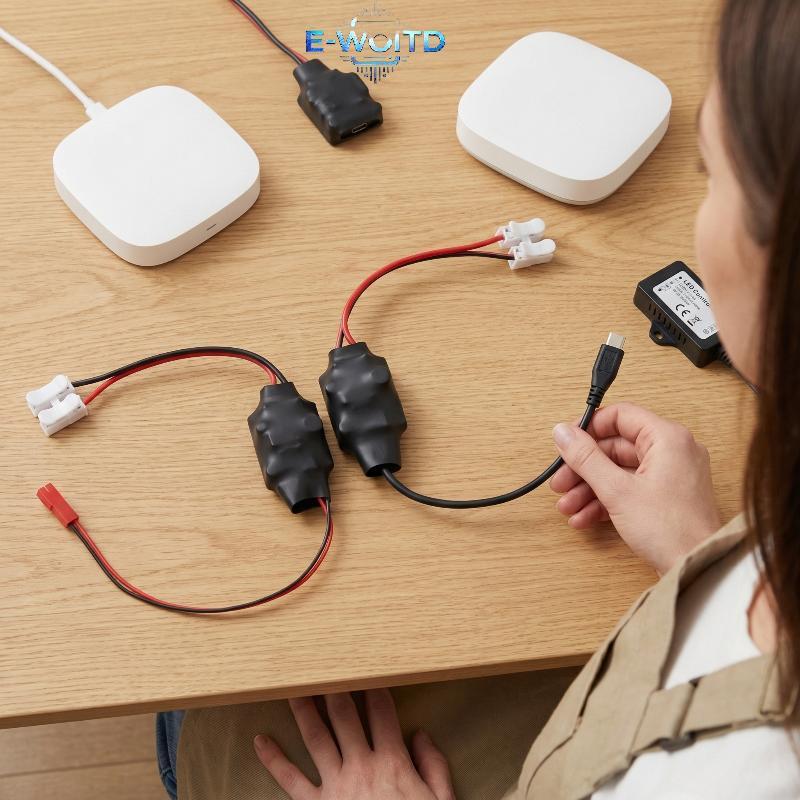 Bộ chuyển đổi nguồn Camera IP không dây E-WOITD 220V sang 5V Biến áp 5W cho cảnh giám sát WiFi tại nhà ổn định E-WOITD