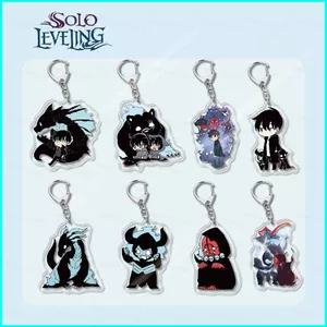 HT2 Solo Leveling Anime Hình móc khóa acrylic Sung Jin-woo Sung Jin-ah Yoo Jin-ho túi mặt dây chuyền TH2