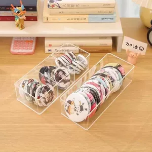 Hộ Gia Đình Để Bàn Hộp Bảo Quản Chống Bụi Bàn Trong Suốt Đa Năng Thanh Lưu Trữ Hộp Bảo Quản Ký Túc Xá Dung Tích Lớn 5.5