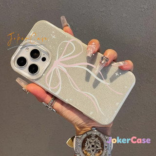 Ốp Lưng Cho IPhone 15 16 11 13 17 14 12 Pro Max 7 8 15 16 Plus air X XR XS Max Vỏ bọc sang trọng đính nơ lấp lánh
