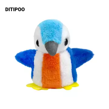 Ditipoo Đồ chơi mèo chim bay, Đồ chơi mèo chim hót tương tác treo điện, Đôi cánh vỗ USB Đồ chơi mèo chim vỗ tay sống động cho mèo trong nhà
