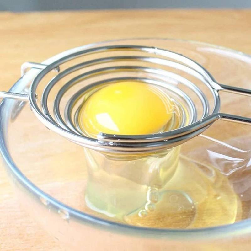 Bộ lọc tách lòng đỏ trứng bằng thép không gỉ cao cấp JRP, Bộ chia lòng trắng trứng dễ dàng JRP