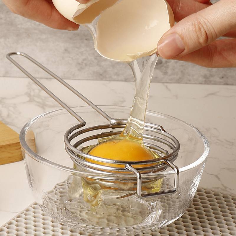 Bộ lọc tách lòng đỏ trứng bằng thép không gỉ cao cấp JRP, Bộ chia lòng trắng trứng dễ dàng JRP