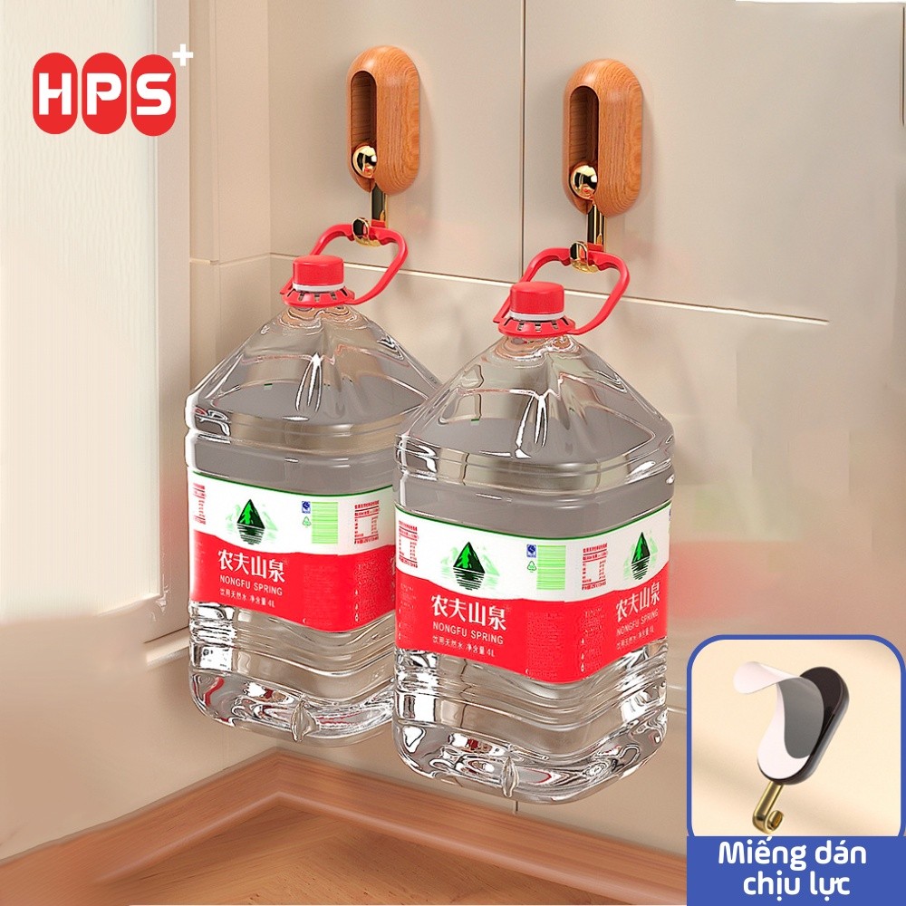 Móc Dán Tường Chịu Lực HomeMate Xoay 360 Độ, Móc Treo Đồ Siêu Dính Sang Trọng Không Cần Khoan