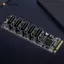 JCSYFAC M.2 NVME PCI-E PCIE X4 X8 X16 Đến 6 Cổng 3.0 SATA Adapter Card Riser III ASM1166 6GB / S Máy chủ khung gầm PCputer Mở rộng Mới
