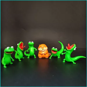 HT2 6 Phễu Tom the Lizard Mabel Nhân Vật Hành Động Để Bàn Trang Trí TH2