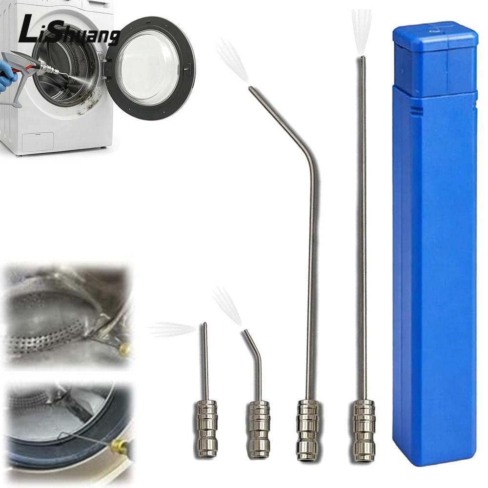 Bộ vòi phun rửa áp lực cao LISHUANG, 1 / 4 Đầu phun mở rộng cây đũa phép xả hạng nặng kết nối nhanh, Đầu kim máy rửa áp lực bằng thép không gỉ