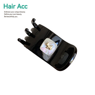 Nhãn Vàng Chó Con Cao Đuôi Ngựa Kẹp Cố Định Tiện Dụng Cụ Nữ Phong Cách Mới Cao Cấp Cá Mập Kẹp Tất Cả Trận Đấu Kẹp Tóc Phụ Kiện Tóc