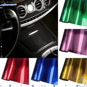 Phim Vinyl Sợi Carbon DAYBREAK, Nhãn Dán Giấy Bọc Nhiều Màu Sắc 30 * 100CM, Hiệu Ứng Độ Bóng Cao Mát Giả mạo Sợi Carbon Xe Máy Miếng Dán Thân Xe Máy Cho Ô Tô Xe Máy DIY