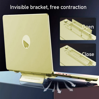 Ốp lưng mờ có chân đế gấp cho 2026 Macbook Neo 13 inch A3404 có giá đỡ gấp vỏ bảo vệ cứng logo có thể nhìn thấy