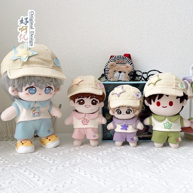 Quần Áo Cho Bé 20cm Búp Bê Cotton Quần Áo Giá Rẻ Mũ Quần Áo Quần Nhiều Màu Phù Hợp Với