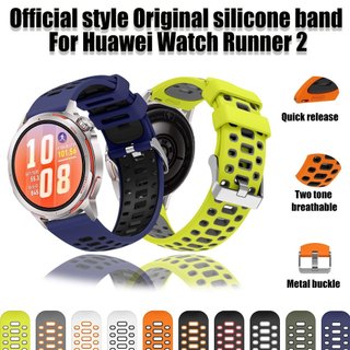 Dành Cho Huawei GT Runner 2 Dây 22mm Chính Hãng Silicon Thể Thao Chính Thức Dây Đeo Unisex Cho Huawei GT Runner 2 Dây Đồng Hồ Thông Minh