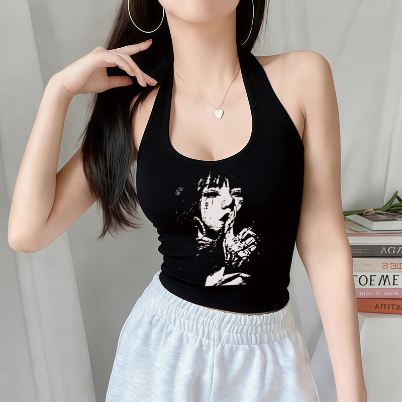 Áo Yếm Croptop Choàng Cổ Hở Lưng Ôm Body Nữ | Áo Thun | Cotton Thun Mềm Co Giãn | Tôn Dáng Gợi Cảm Sexy Siêu Hot Mới#030