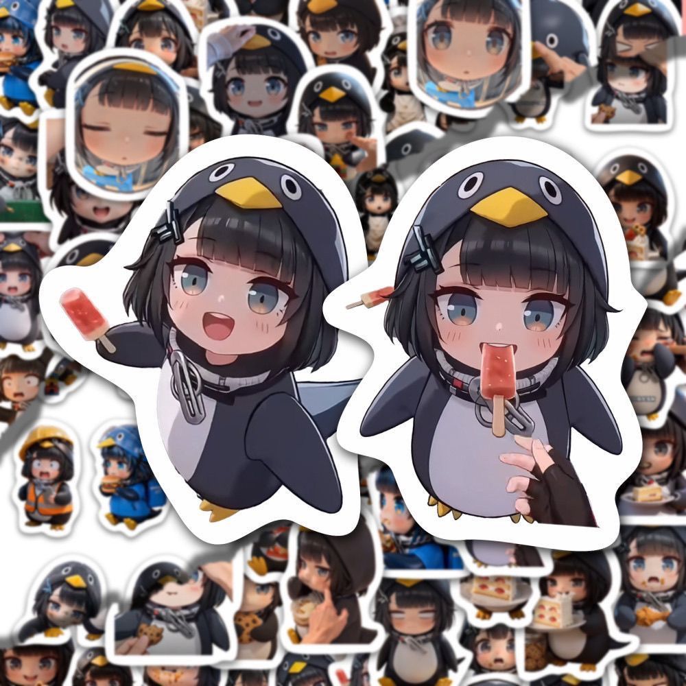 Trò Chơi Arknights: Endfield Penguin 102 Chiếc Dán Gugu Gaga Chim Cánh Cụt Đề Can Thêu Sò Notebook Hành Lý Miếng Dán Đồ Chơi Quà Tặng