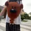 Bán Sáng Tạo 1 Bò Gấu Ba Lô Sang Trọng Đồ Chơi Gấu Bông Bò Gấu Búp Bê Truyền Hình Cùng Phong Cách Bò Gấu Ba Lô Quà Tặng