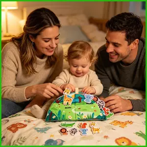 Sách Vải Di Động Giáo Dục Du Lịch Đồ Chơi Vải Cảm Giác Sách Cho Ô Tô Máy Bay Lớp Học Kỳ Nghỉ Cha Mẹ Con saixit2vn