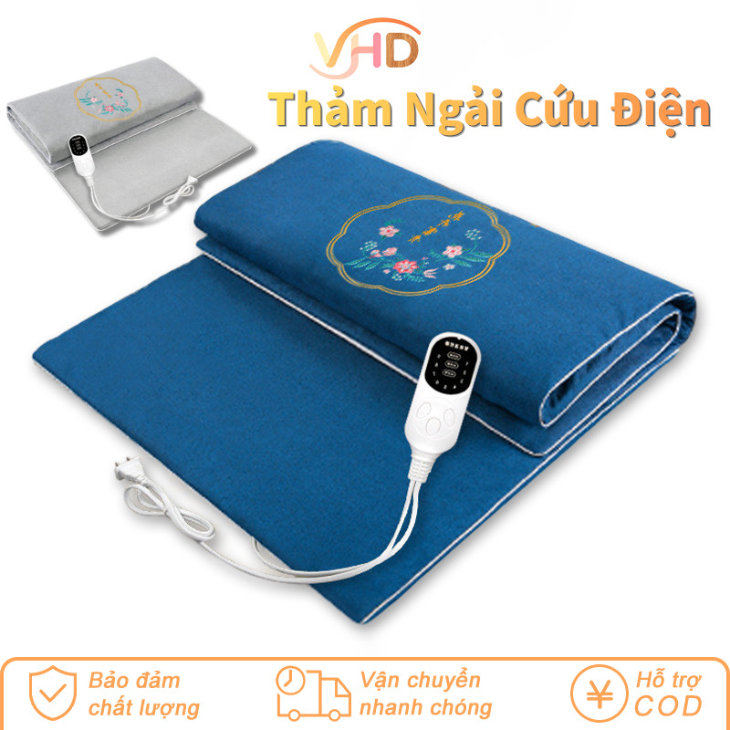 Thảm Ngải Cứu Điện – Sưởi Ấm Giảm Đau Xương Khớp, Vai Gáy, Tuần Hoàn Máu Tốt, Ngủ Ngon Hơn, Dành Cho Gia Đình