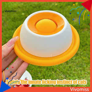 Hộp đựng thức ăn dạng lỏng cho thú cưng Lick Bowl dành cho chó Mèo – Thức ăn chậm chống trượt có bóng xoay Đồ chơi làm giàu sức khỏe tiêu hóa Liếm Đồ chơi giữ thức ăn ổn định cho thú cưng