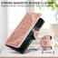 Ốp Lưng Cho Redmi A7 Pro Dập Nổi Mandala Da Khe Cắm Thẻ Dây Đeo Tay Dây Dài Chống Rơi Vỏ Điện Thoại