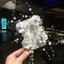 SHUPUN 4 Kẹp Tóc Hoa, Kẹp Tóc Pha Lê Ngọt Ngào Pha Lê, Trang Sức Thiết Kế Hoa Gypsophila Dễ Thương Kẹp Tóc Hoa Tiệc Cưới
