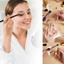 【Roshy】Bảng màu trang điểm Bảng màu kem nền dạng lỏng Khay pha màu son môi acrylic và sơn móng tay.