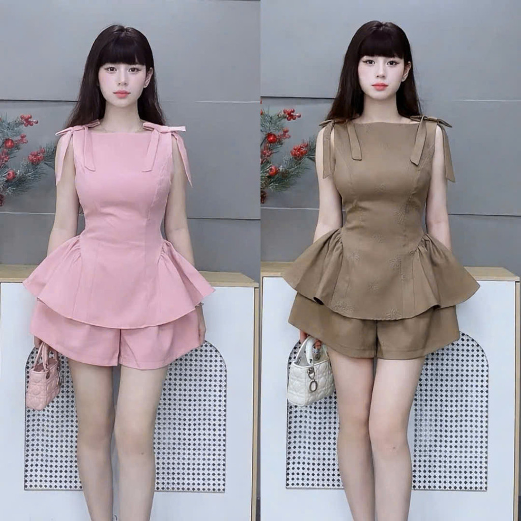 (MAY ĐẸP ) SET BỘ Nữ  RUBY Thiết Kế Mới Dập HOA Nổi Mới THỜI TRANG Dễ Mặc CÓ BIGSIZE HIYU 66 STORE