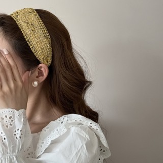 Hululu Băng đô chống trượt mặt rộng có kẹp tóc - Phù hợp cho việc rửa mặt và đi chơi thể thao