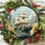 CIFbuy Stormy Seas Thuyền buồm Kim loại Tín hiệu Vintage Hải lý Nghệ thuật treo tường Retro Mộc mạc Trang trí tàu