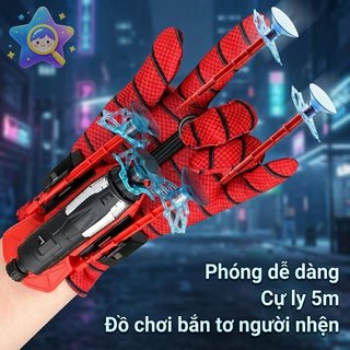 Người Nhện Găng Tay Người Nhện Đồ Chơi Dính Web Chụp Không Độc Hại An Toàn Vui Vẻ Hoạt Động Sáng Tạo Chơi Trẻ