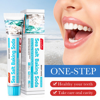 Keo ong Muối biển Gừng Kem Đánh Răng Nướng Soda Làm Trắng Răng Làm Sạch Tartar Tươi Hơi Thở 100g