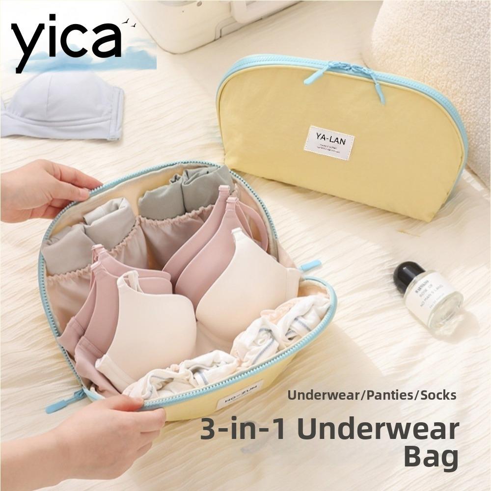 Túi đựng đồ lót YICA, Chức năng nén Túi đựng quần áo đa năng, Bộ ba trong một nhẹ di động Dụng cụ sắp xếp du lịch Sử dụng du lịch
