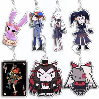 For The Amazing Digital Circus Ragatha Pomni Caine Kinger  Acrylic Selfmade Cute Cartoon Anime Keychain